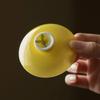 1Pc 120ML Hand-painted Osmanthus Cover Bowl Handmade Ceramic Thin Tire High-end Tea Bowl with Lid Chinese KungFu TeaSet Tea Bowl