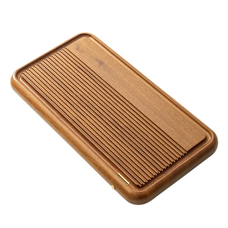 Xihe Solid Wood Tea Tray with Drain