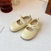 Girls' Leather Shoes 2025 Spring and Autumn New Children's Shoes Little Girl Princess Shoes Soft-soled Doudou Shoes Baby Single Shoes Trend