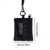 Solid Color Hanging Neck Coin Purse Oxford Cloth Small Storage Bag Hanging Neck Wallet  Zipper Bag