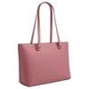 Coach Stazione 35 Chiusura con Cerniera Borsa Tote in Tela Firmata Borsa da Shopping Raffinata Borsa a Tracolla in Pelle a Grana Sottile Grande Borsa Tote da Donna Rosa CDL99-IMPEO