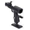 Boat Fishing Rod Holder with Mounting Base Adjustable Rotatable Fishing Pole Holder for Boat Canoe Kayak Black