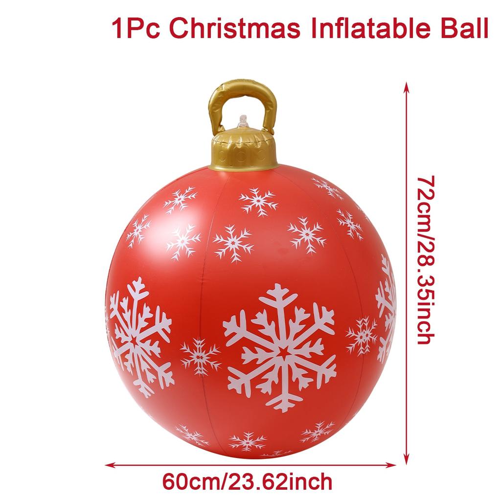 Christmas Giant Inflatable Ball Merry Christmas Decorations for Home 2025 Xmas Outdoor Balloon Ornament Navidad Natal New Year