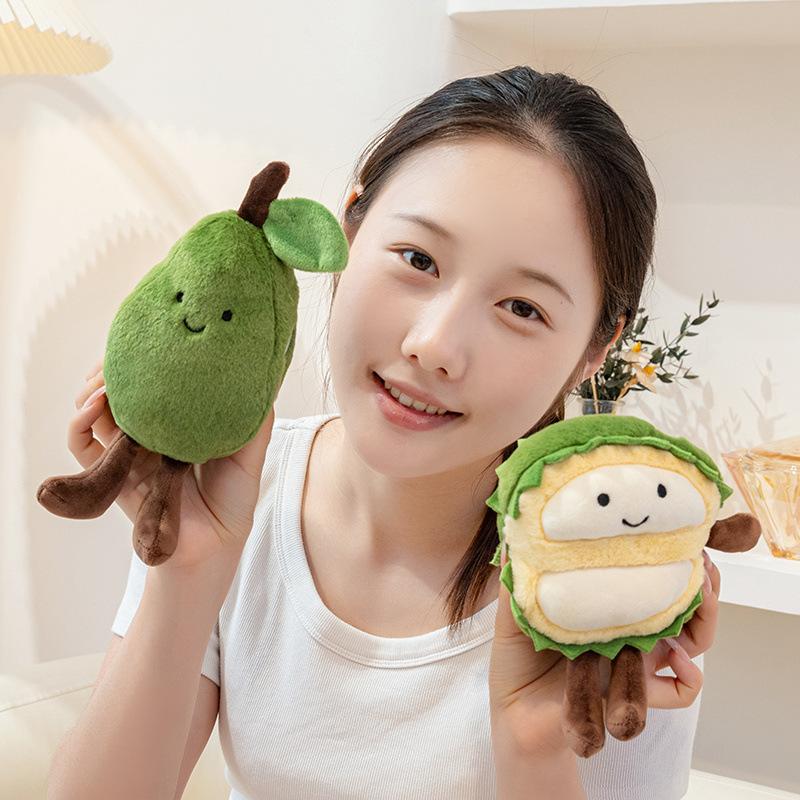 Ecological Fruit Pineapple Durian Watermelon Plush Toy Wedding Event Throw Gift Strawberry Table Companion