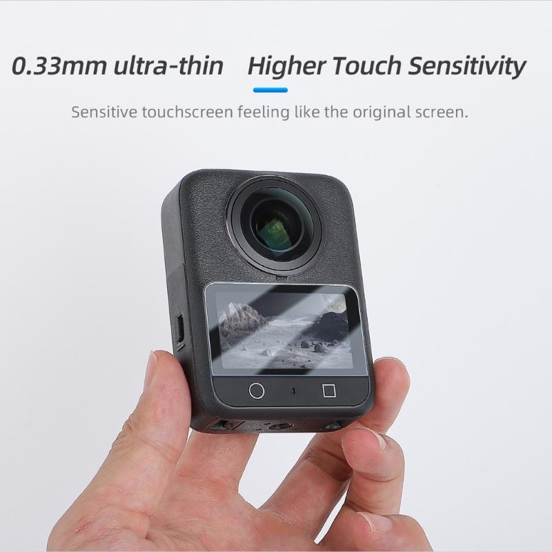 Oil Resistant Thin Tempered Glass Screen Protector Guard Cover For 360 Camera Anti Scratch Anti Fingerprint 9H Hardness
