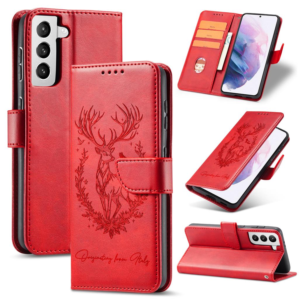 3D Zvířecí Kožené Pouzdro Peněženka Kniha Pro Samsung Galaxy S25 S24 Ultra S23 S22 Plus S21 S20 FE A06 A16 A26 A36 A56 Vyklápěcí Kryt