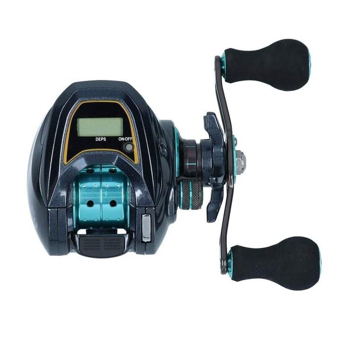 Daiwa LIGHT SW X IC SS R Bait Reel with Counter, Black Blue (x 1)