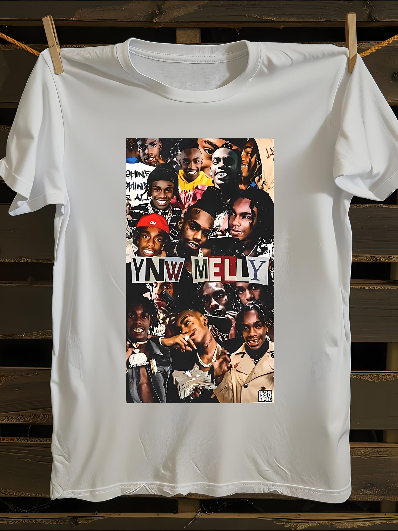 Ynw Melly Inspired Black Cotton T-shirt S