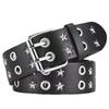 1Pc American Retro Heavy Industry Belt Accessories Women's Waist Decoration Jeans Metal Rivet Belt Wide Version