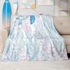 Sea Turtle Throw Blanket Nautical Coastal Throw Blanket Gift for Turtle Lover Throw Blankets Beach Coral Reef Flannel Fleece Thr