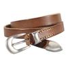 Extended Thin Section Knotted Decorative Ladies Belt All-match Slim Skirt Belt Narrow Soft Genuine Leather Women's Jeans Belt