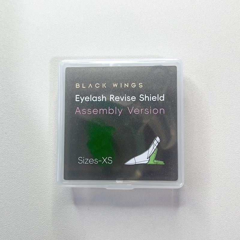 

BLACKWINGS Lash Revise Pad XS/S/M/L/XL Size, Eyelash Fix Shields Reusable Lash Separator Palette Silicone Plate Lift Tool