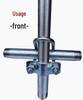 Double U-Bolt Galvanized Cross Pipe Clamp with Free Shipping