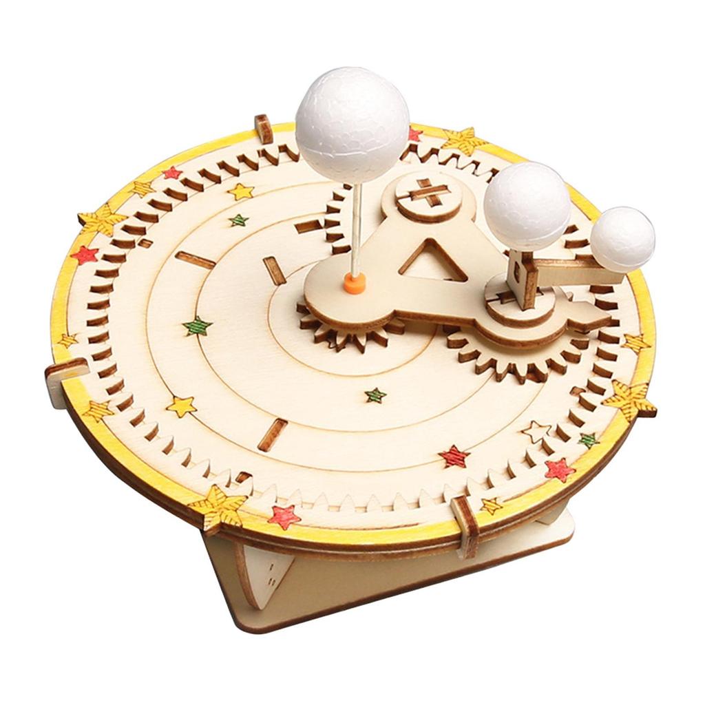 Electric Solar System Model Sun Earth Moon Orbital DIY Science Experiment Educational