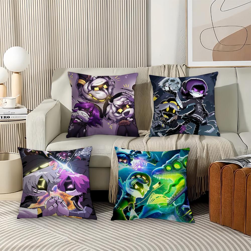 Cartoon Murder Drones Pillow Case Office Cushions Suitable For Sofa Car Bedroom Decorative Cushion Cover