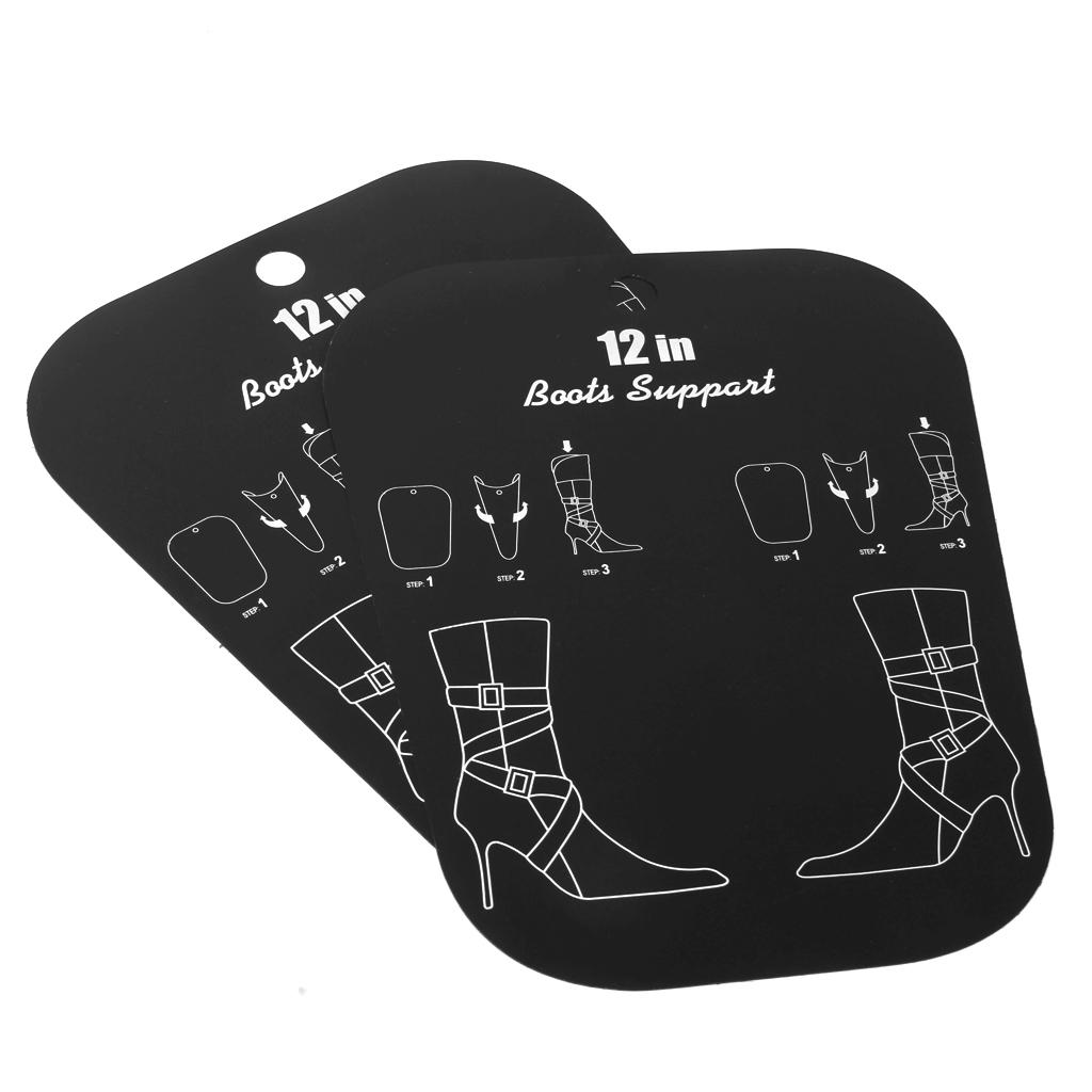 Lightweight Easy Carry 1 Pair Medium Boots Holder Stand Support Plastic Shaper Stretcher Boot Care