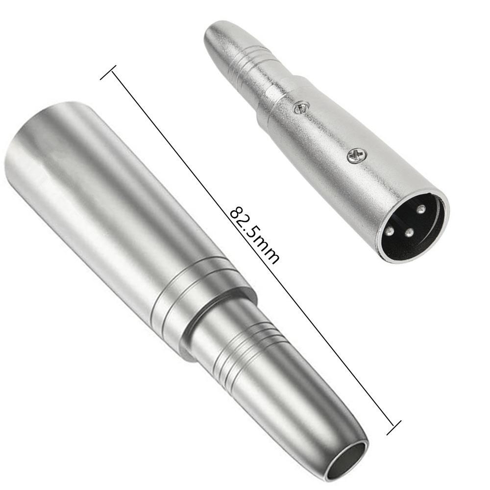 JUNSUNMAY 3-Pin XLR Male to 6.35mm Female Audio Adapter