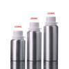50/150/250ml Silver Aluminum Bottle with Screw Cap Perfume Cosmetic Toner Water Bottle Travel Protable Refillable Bottles