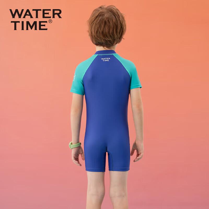 WATERTIME Boys' Short-Sleeve One-Piece Cartoon Swimsuit