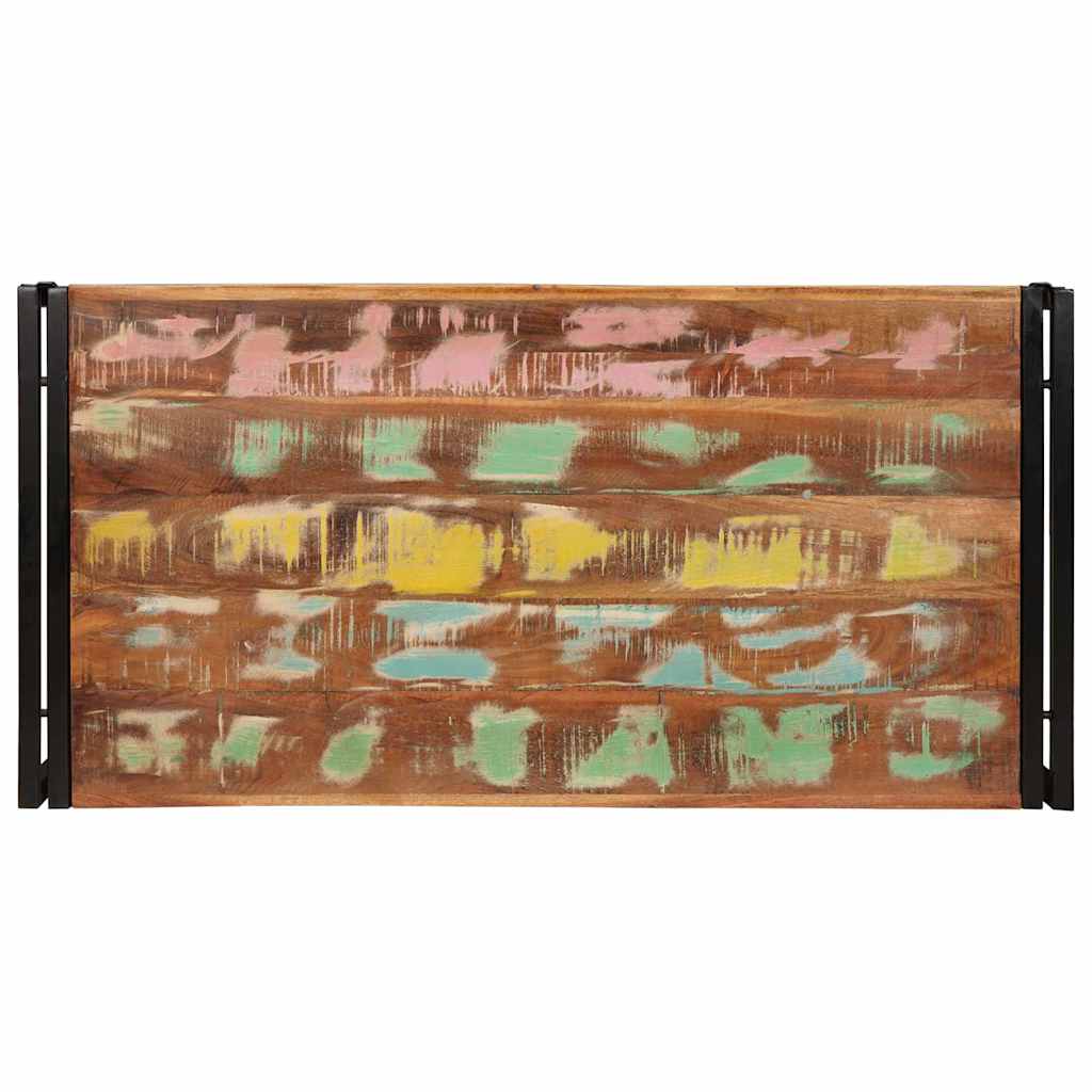 Bathroom Shelf for Multicolor 100 X 50 X 23 Cm Solid Reclaimed Wood