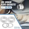 # 90430-18008 10 pcs M18 Aluminum Transmission Fluid Drain Plug Crush Washer Seal Compatible with Toyota Prius Corolla Tacoma Camry, Replacement for