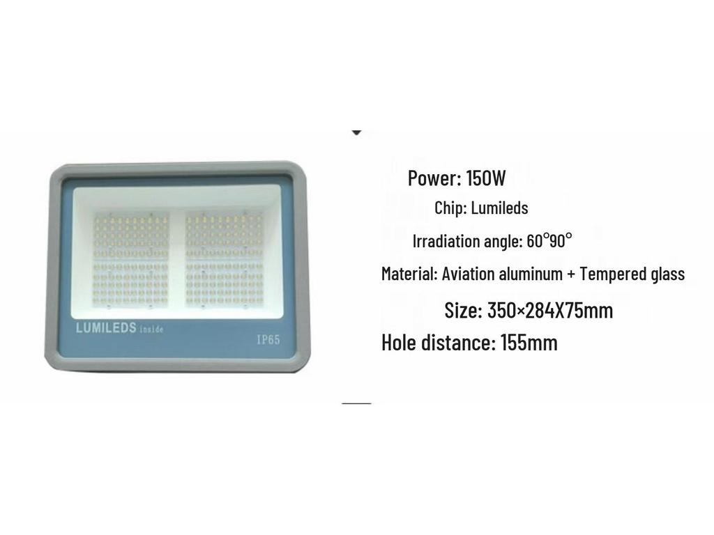 500W Outdoor Waterproof LED Floodlight for High Poles: Ideal for Tunnels, Advertising, and High-Power Projection Lighting