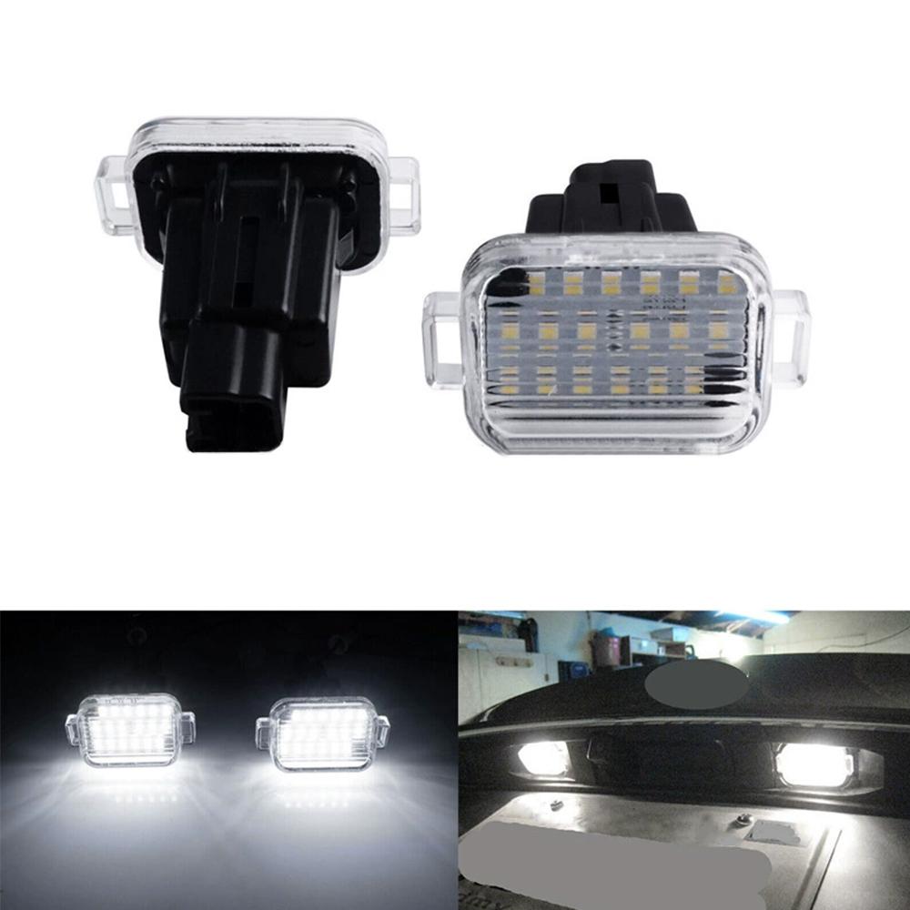 1 Pair GHK151270B GHK151270A Car Light Number Plate Lamp For Mazda 6 2014-2020