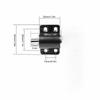 With keys Window Safety Lock Zinc Alloy Door Window Lock Safety Door Lock  Anti Theft