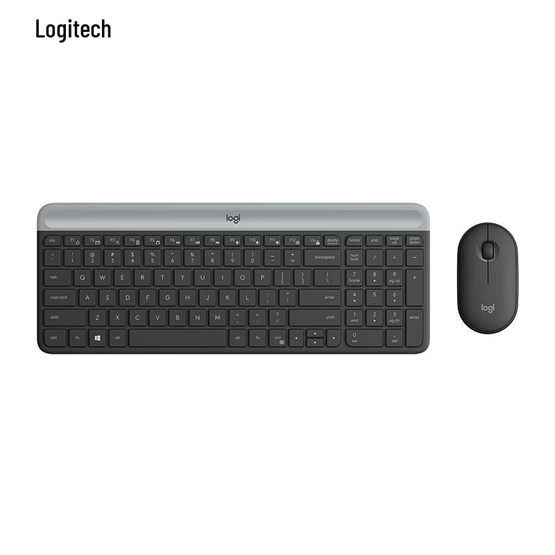 

Logitech MK470 Slim Silent Wireless Keyboard and Mouse Combo