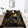 New Style 3D Wolf Printed King Boy Girl Man Queen Soft Single Bedroom Decoration Newly Fashion Home Bedclothes Duvet Cover Set Gift