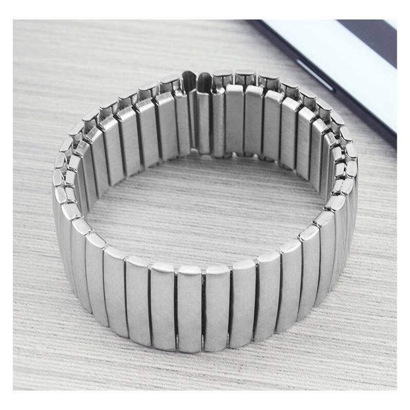 Stainless Steel Elastic Watch Band for Apple and Huawei Smartwatches