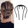 1 Pieza/3 Piezas Peine Elegante de Siete Dientes Cualquier Ocasión Minimalista Herramienta para Trenzar el Cabello para Peinados Trenzados sin Esfuerzo