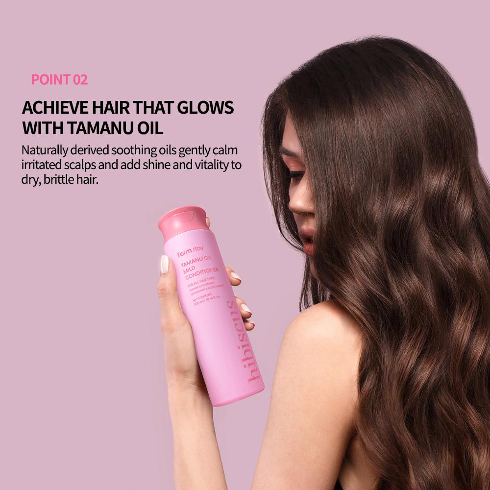 Farmstay Tamanu Oil Mild Conditioner Hibiscus 300ml