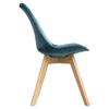 Scandinavian Style Chair "Baya Patchwork" Atmosphera - Blue