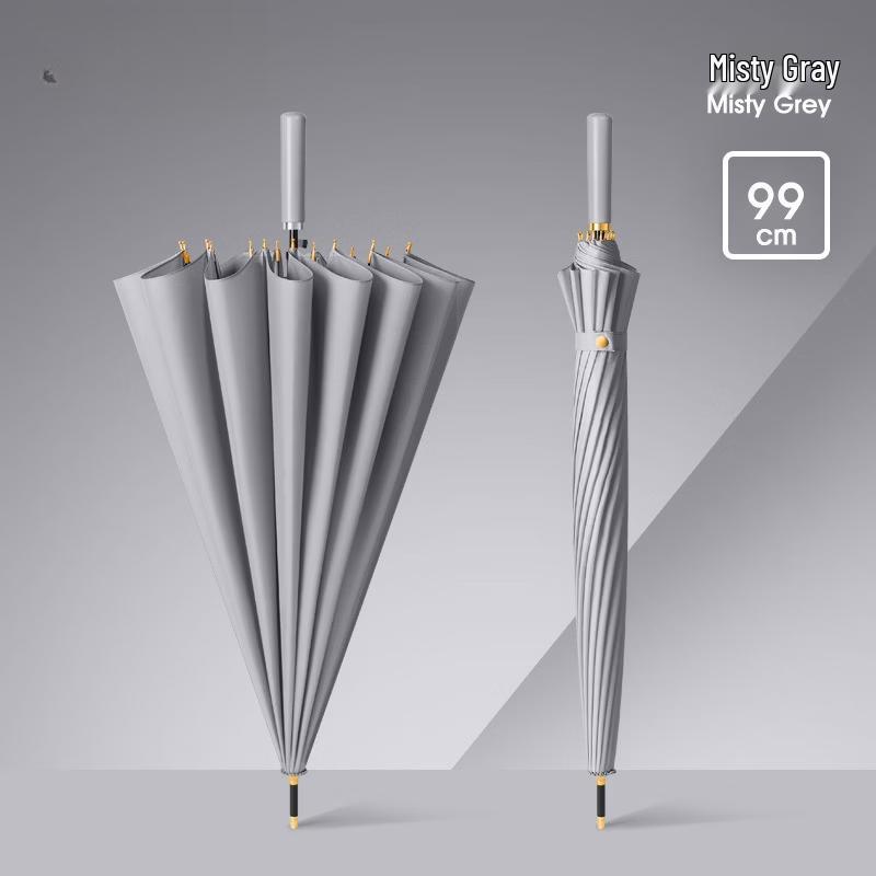Premium 24-Rib Straight Handle Umbrella