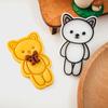 Plastic Biscuits Molds Cookie Stamp Cartoon Animals Cookie Cutter Fondant Cake Molds Kitchen Pastry Baking Tool