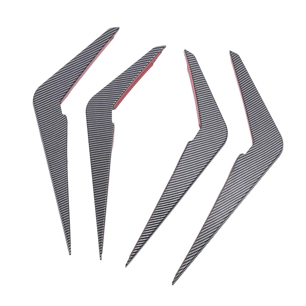 4 Stuks Voorbumper Zijventilatie Sierkap Canard Mistlicht Frame Canard Vervanging voor X5 G05 LCI M Sport 2023 en Later