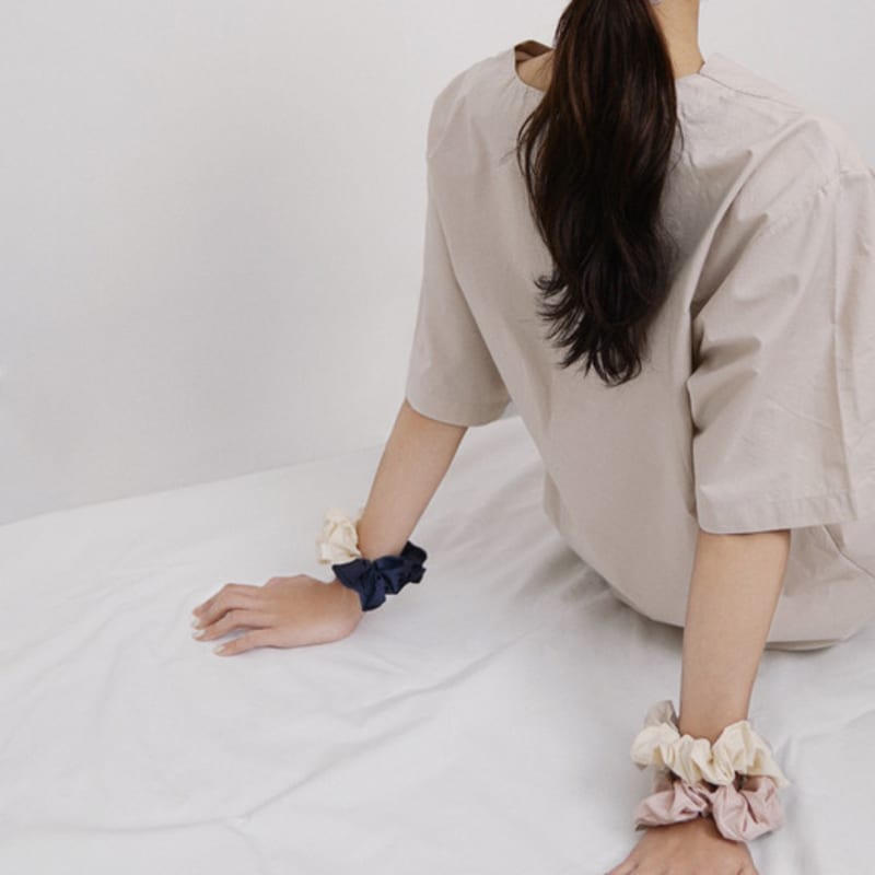 Bynoo Classic Color Block Scrunchie (6 Colors)