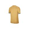 Nike Patterned Lines Print Short Sleeve Soccer Jersey, Away Player Edition, Barcelona Men Tops Yellow DJ7642-715