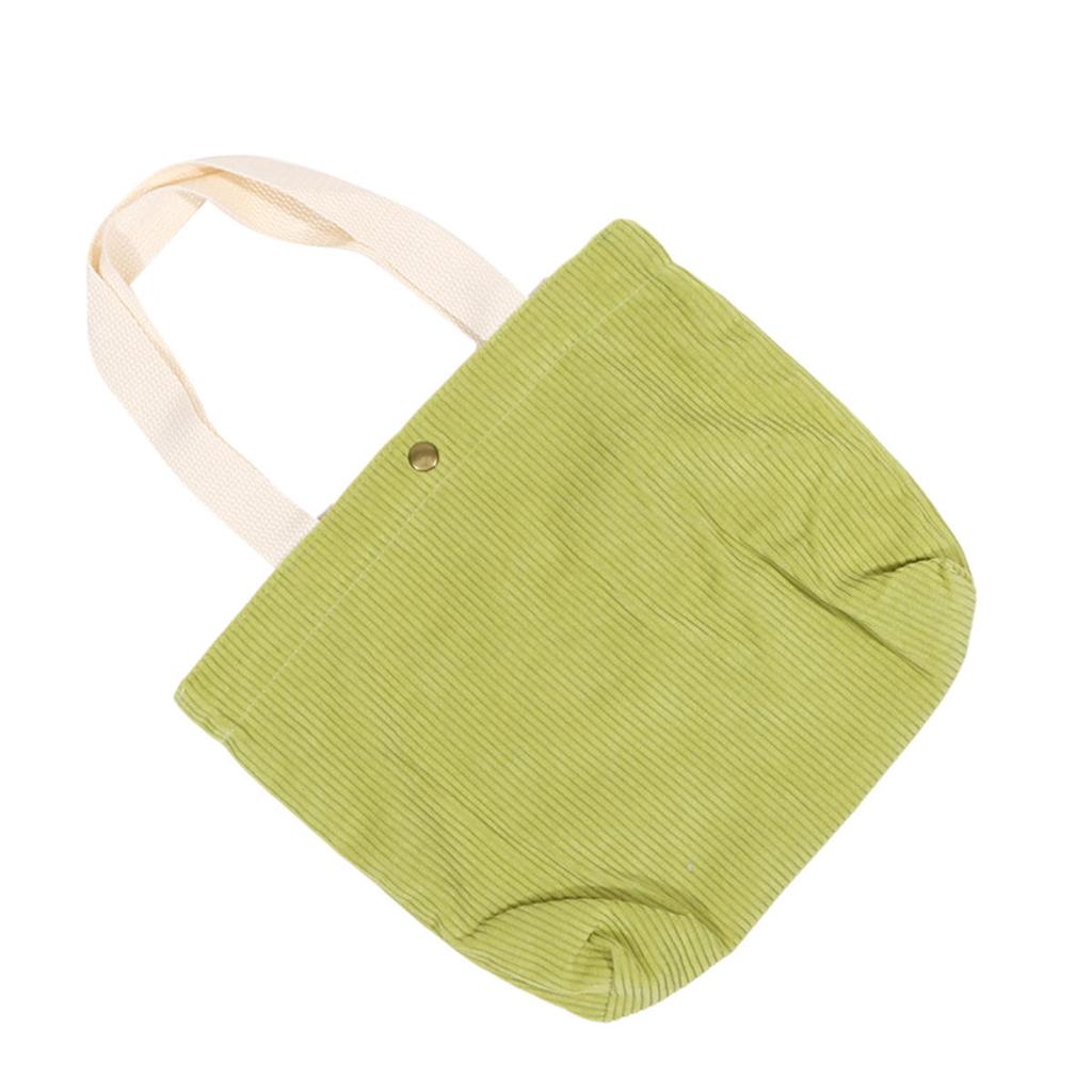 Women's Shoulder Shopper Bag Solid Color Daily Commuter Food Container Storage Bags Stripe Tote Handbags Simple Lunch Bag