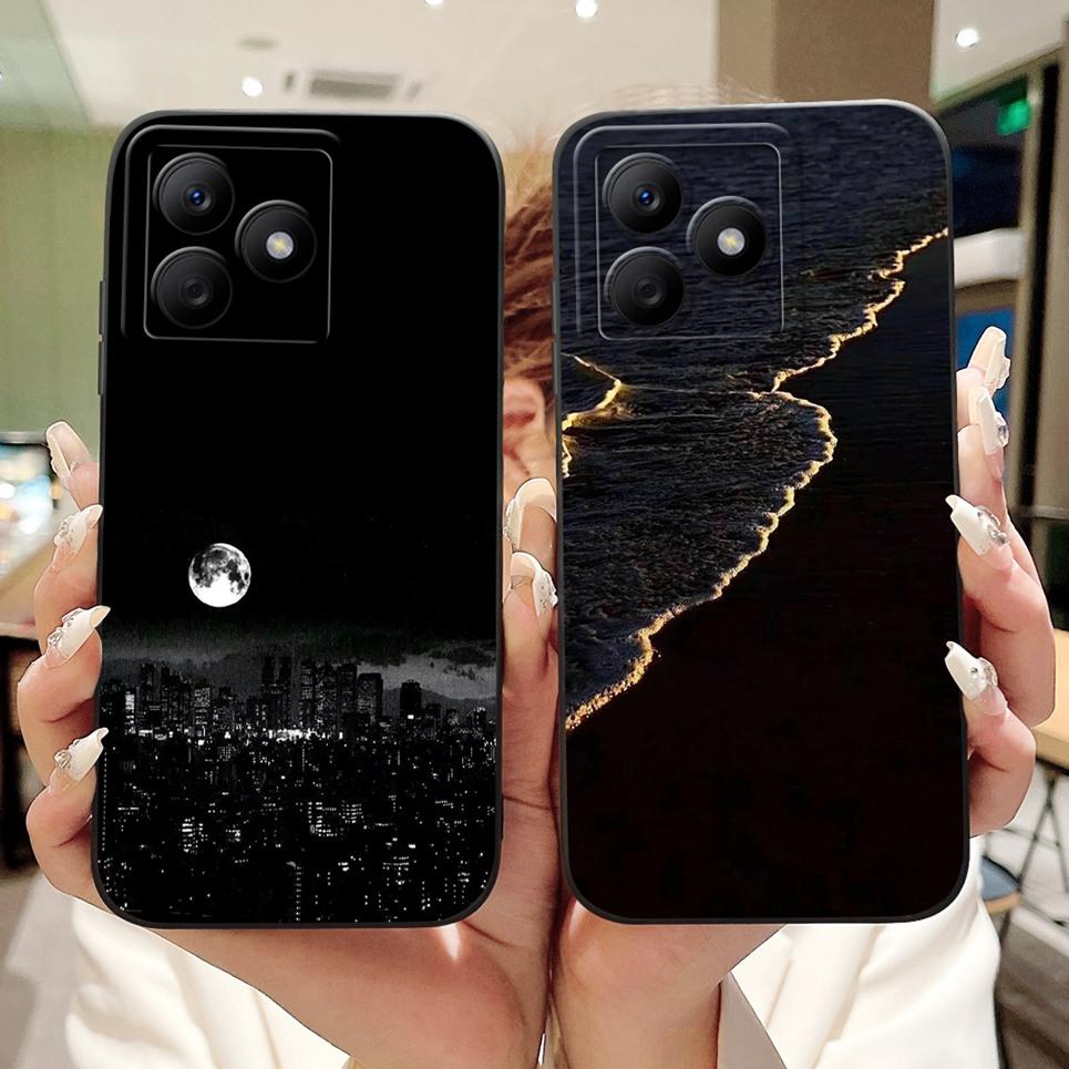 Cartoon Fashion Back Shell For Honor X50i Plus X50i+ Phone Bumper Case Soft Silicone Dragon Astronaut Funda Camera Protected