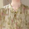 2026 New Style Chinese Wide-Leg Chiffon Top for Middle-aged and Elderly Women