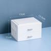 Plastic Desktop Storage Drawer Organizer With Stackable Design And Large Capacity Perfect For Home Office Storing Stationery