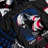 God of War Shirt, Kratos T-shirt, Spartan Ghost Men's and Women's Shirt Summer Pure Cotton Comfortable Loose Short Sleeved Shirt