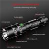 Tactical Flashlight Aluminum Alloy Anti-Rust Light Waterproof Torch USB Charging Fixed Focal Length Switch