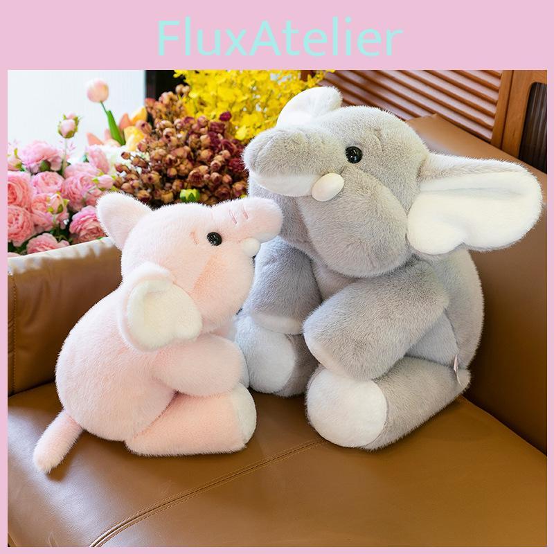 Cute Elephant Cartoon Plush Toy Doll Girls Kids Bedtime Companion Holiday Gift