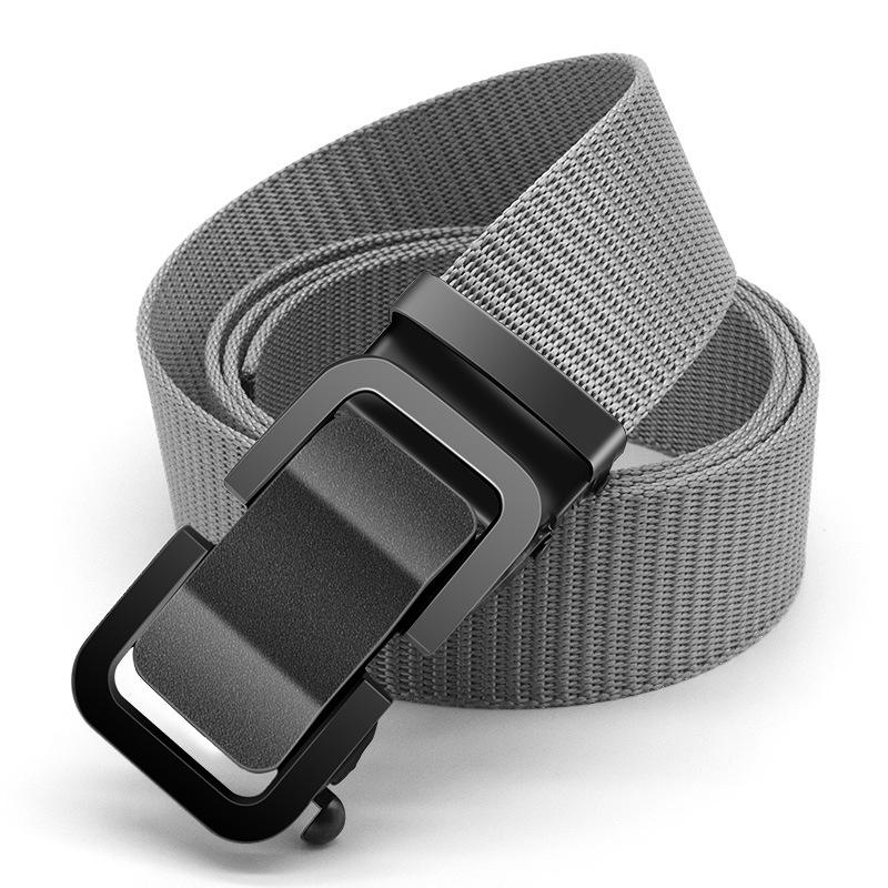 

Men s Nylon Automatic Buckle Tactical Belt - Versatile, Toothless, Outdoor Canvas Waist Belt Length 120cm Width 3.8cm