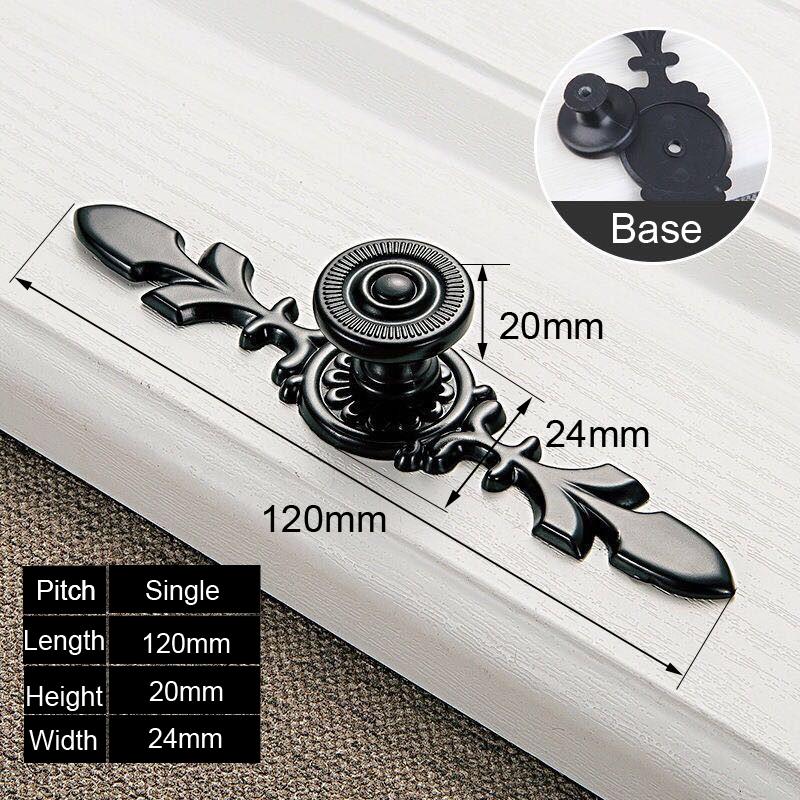 PQB Black Handles for Furniture Cabinet Knobs and Handles Kitchen Handles Drawer Knobs Cabinet Pulls Cupboard Handles Knobs