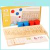 Wooden Montessori Math Slot Stick Blind Writing Board For Kids Learning And Math Practice