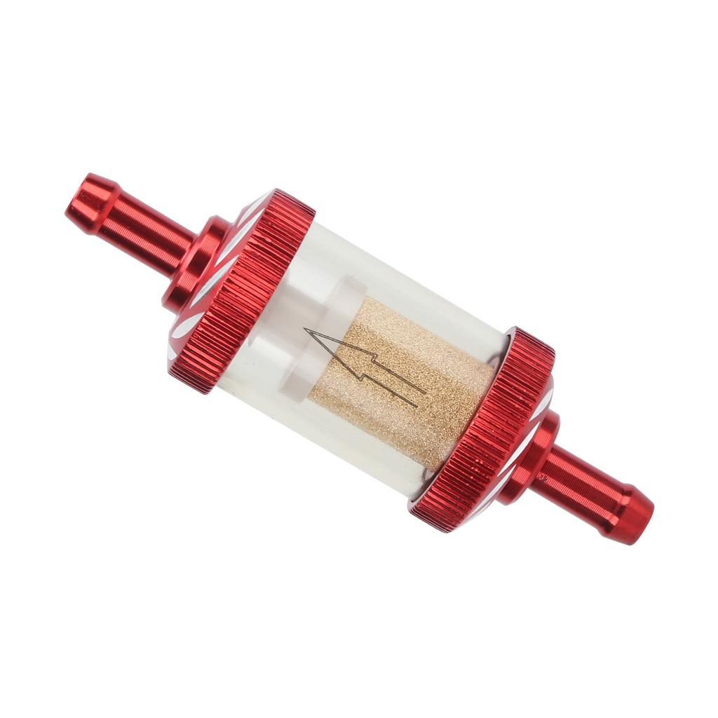Motorcycle Fuel Gasoline Filter Carving ABS Heat Resistance for 6mm Diameter Motorbike